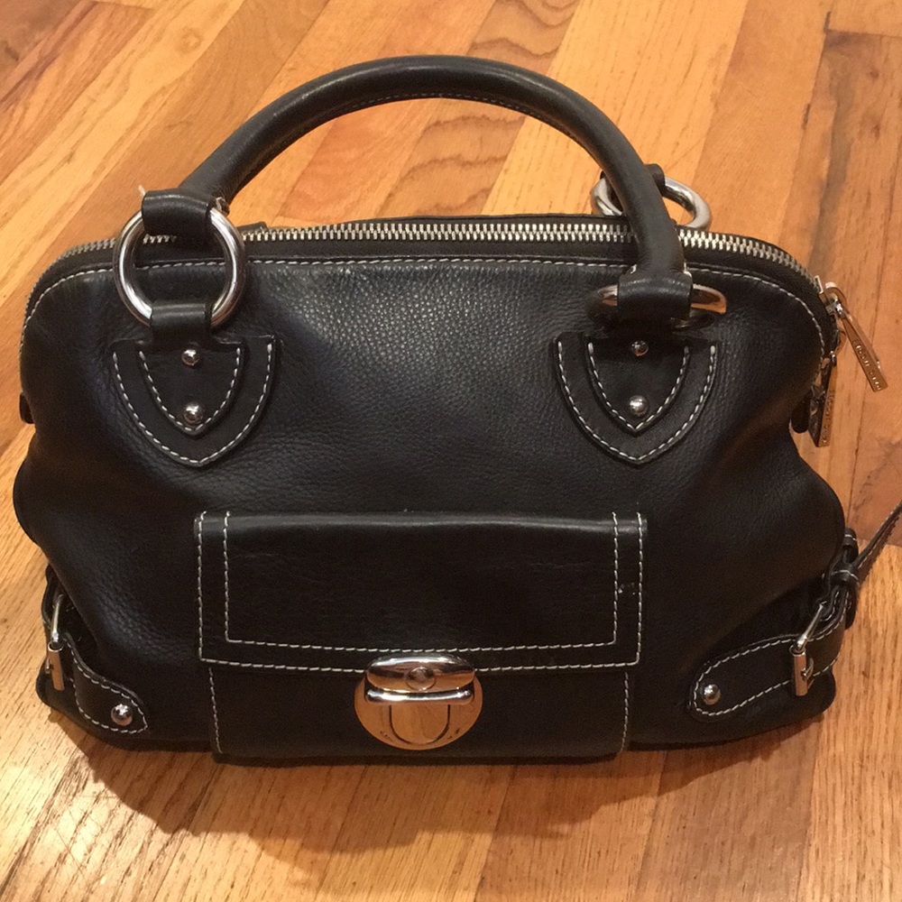 Black leather Marc Jacobs purse